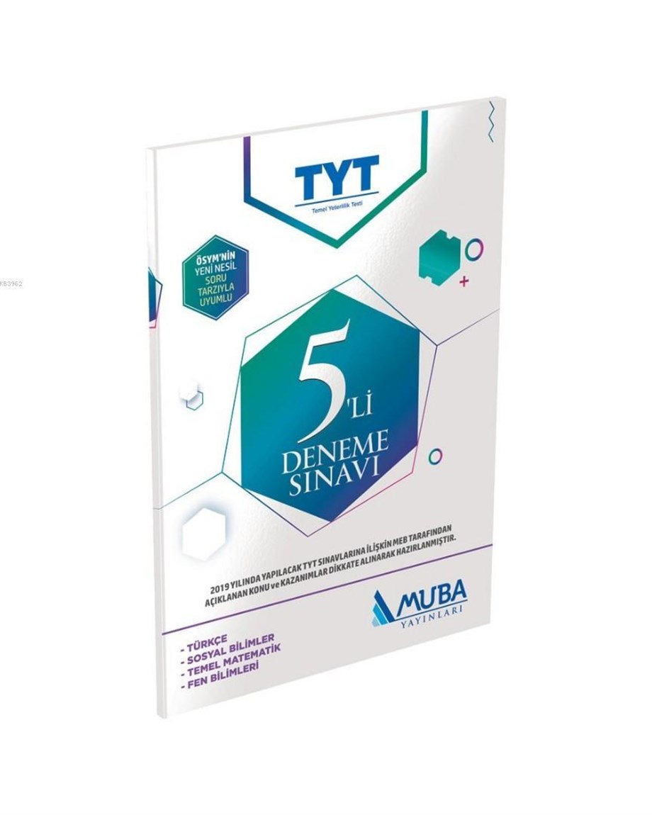 Muba Yayınları TYT 5 li Deneme Sınavı Muba 