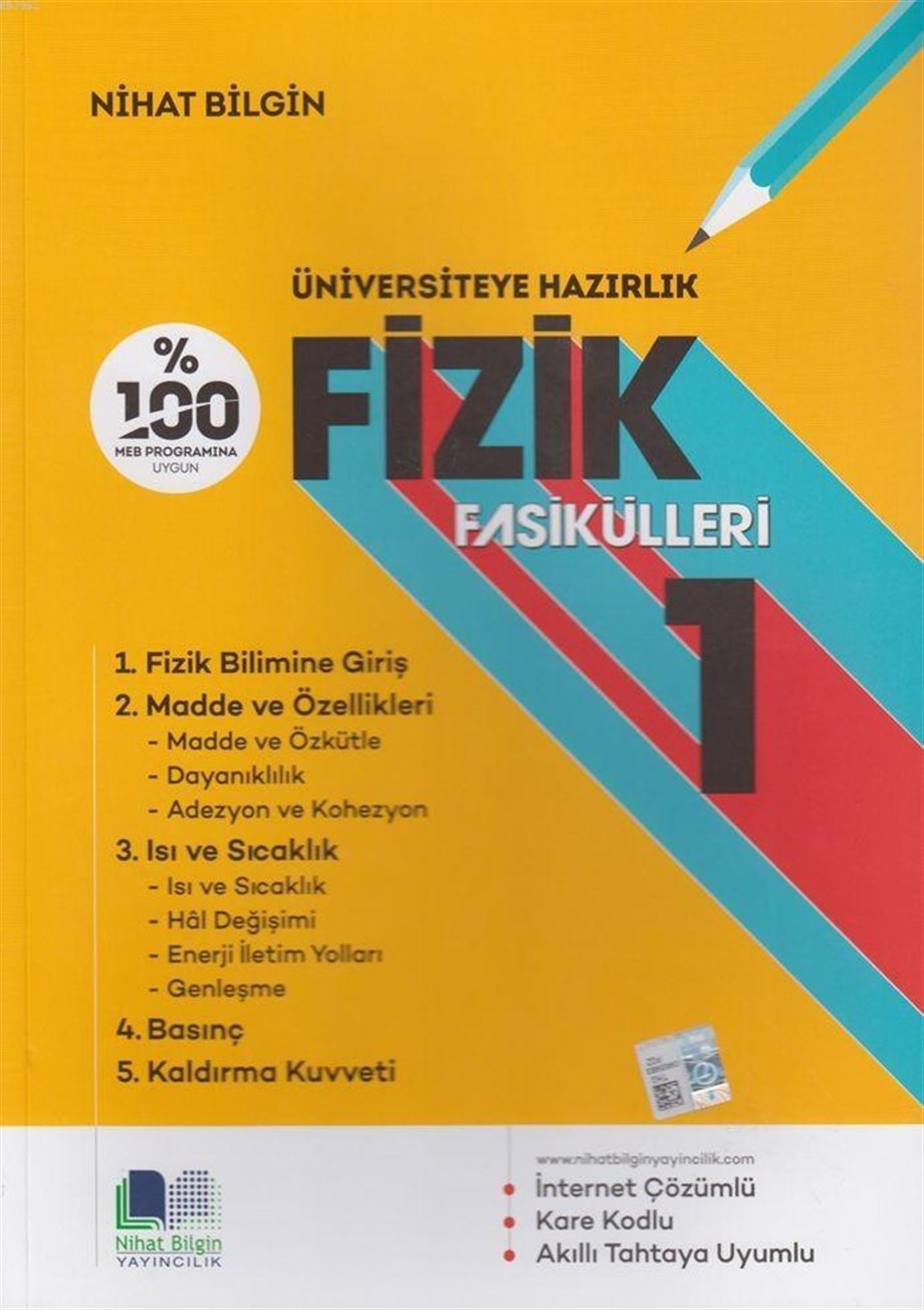 Nihat Bilgin Yayınları Fizik Fasikülleri 1 Nihat Bilgin 