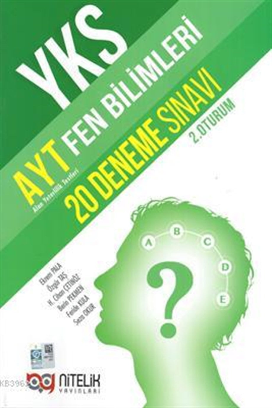 Nitelik Yayınları AYT Fen Bilimleri 20 Deneme Sınavı Nitelik 