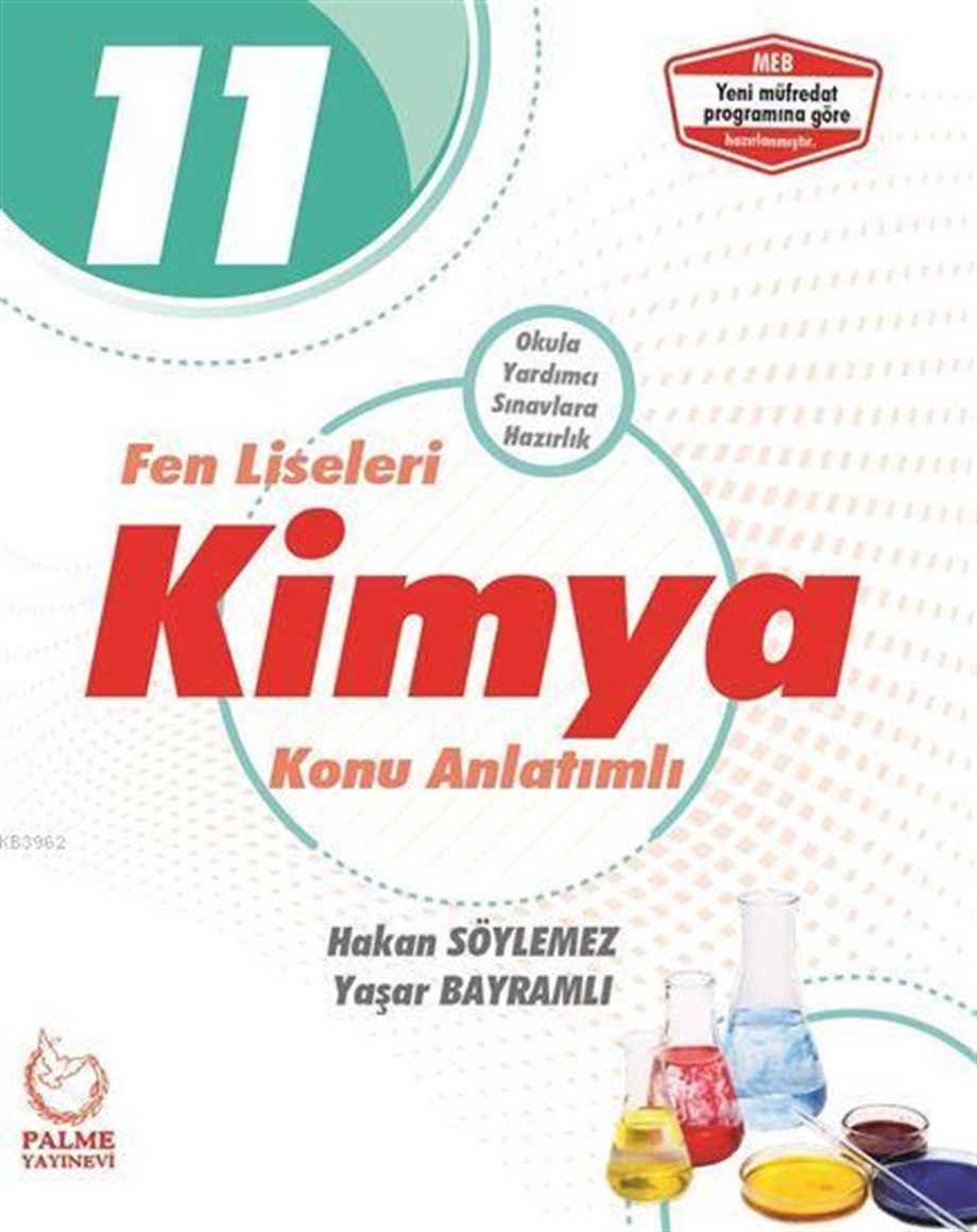 Palme Yayınları 11. Sınıf Fen Liseleri Kimya Konu Anlatımlı Palme 