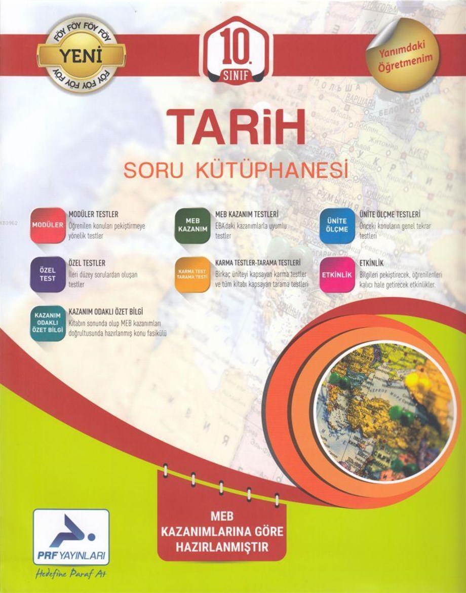 Paraf Yayınları 10. Sınıf Tarih Soru Kütüphanesi Paraf 