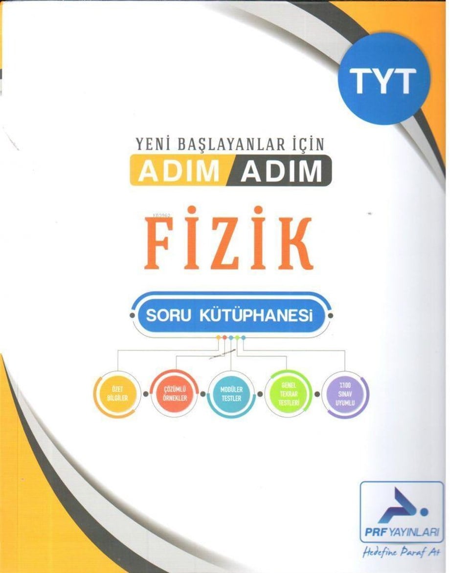 Paraf Yayınları TYT Fizik Yeni Başlayanlar İçin Adım Adım Soru Kütüphanesi Paraf 