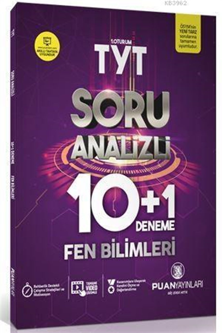 Puan Yayınları TYT Fen Bilimleri Soru Analizli 10+1 Deneme Puan 