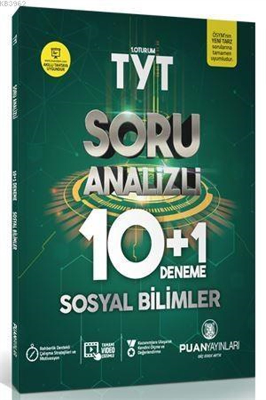 Puan Yayınları TYT Sosyal Bilimler Soru Analizli 10+1 Deneme Puan 
