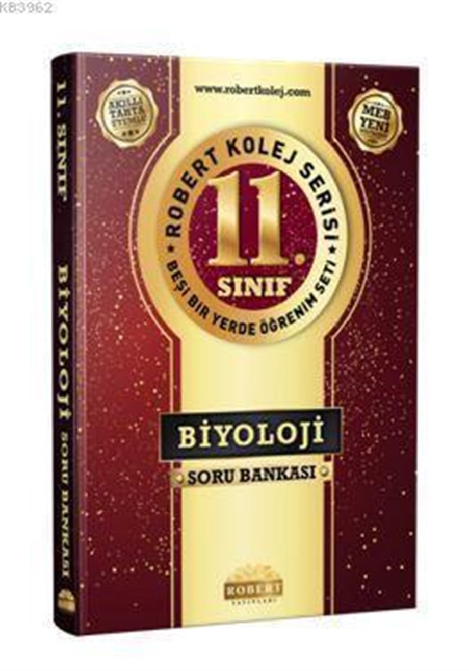 Robert Yayınları 11. Sınıf Biyoloji Kolej Serisi Soru Bankası Robert 