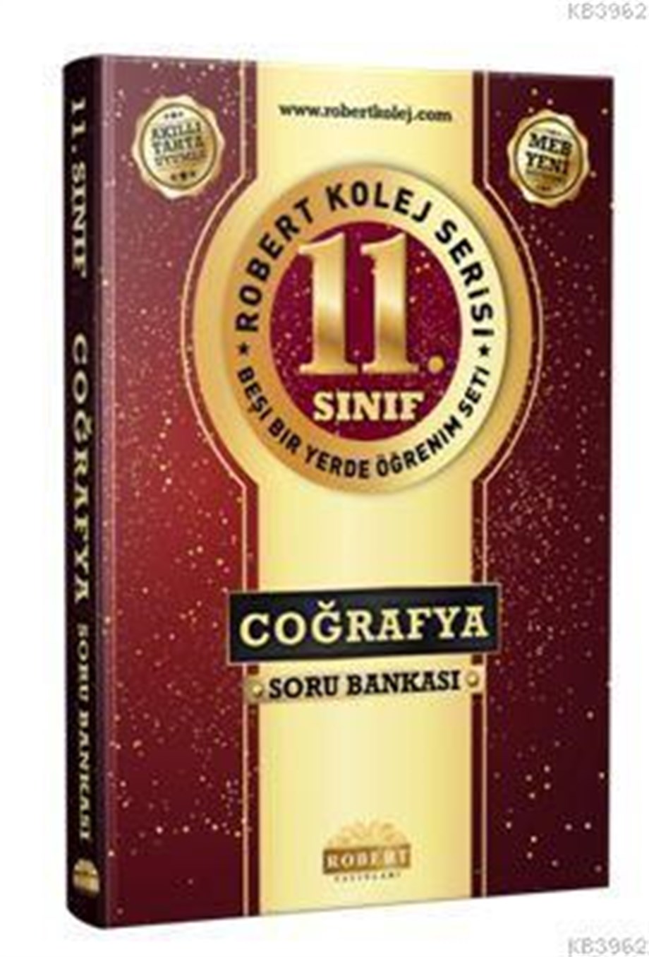 Robert Yayınları 11. Sınıf Coğrafya Kolej Serisi Soru Bankası Robert 