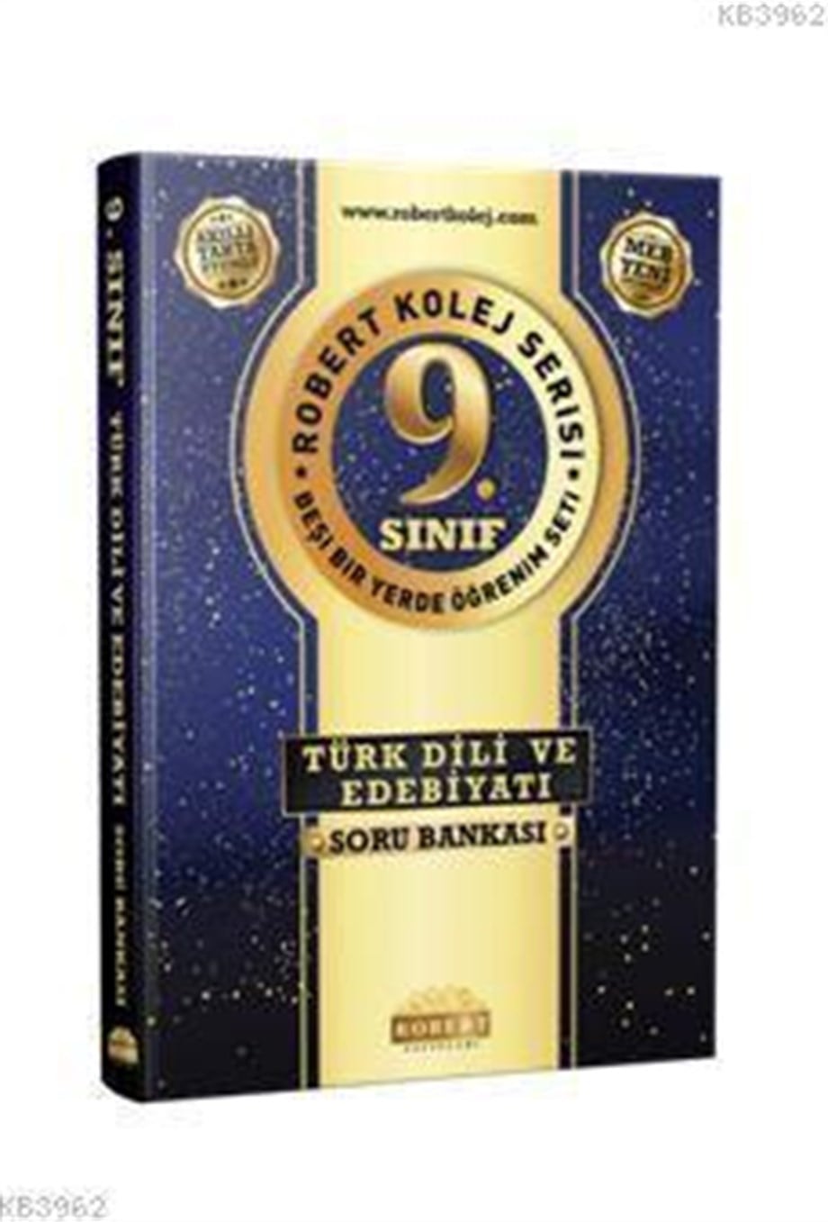 Robert Yayınları 9. Sınıf Türk Dili ve Edebiyatı Kolej Serisi Soru Bankası Robert 
