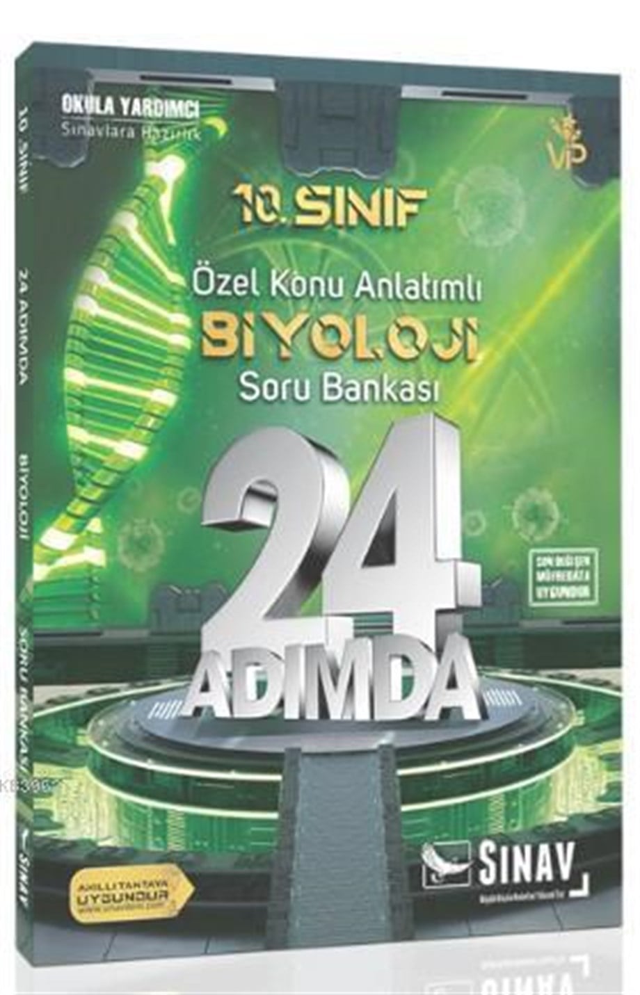 Sınav Dergisi Yayınları 10. Sınıf Biyoloji 24 Adımda Özel Konu Anlatımlı Soru Bankası Sınav Dergisi 