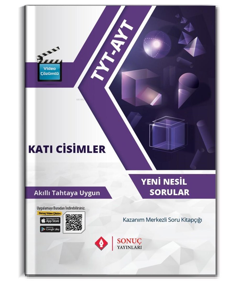 Sonuç Yayınları TYT AYT Katı Cisimler Kazanım Merkezli Soru Kitapçığı Sonuç 