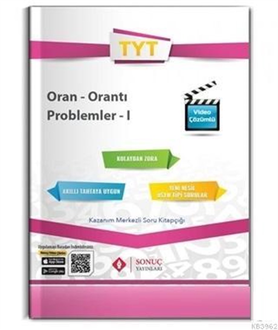 Sonuç Yayınları TYT Oran Orantı Problemler I Sonuç 
