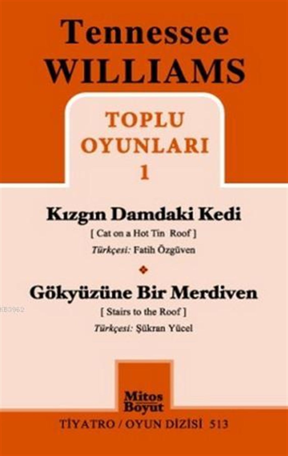 Tennessee Willams Toplu Oyunları 1; Kızgın Damdaki Kedi - Gökyüzüne Bir Merdiven