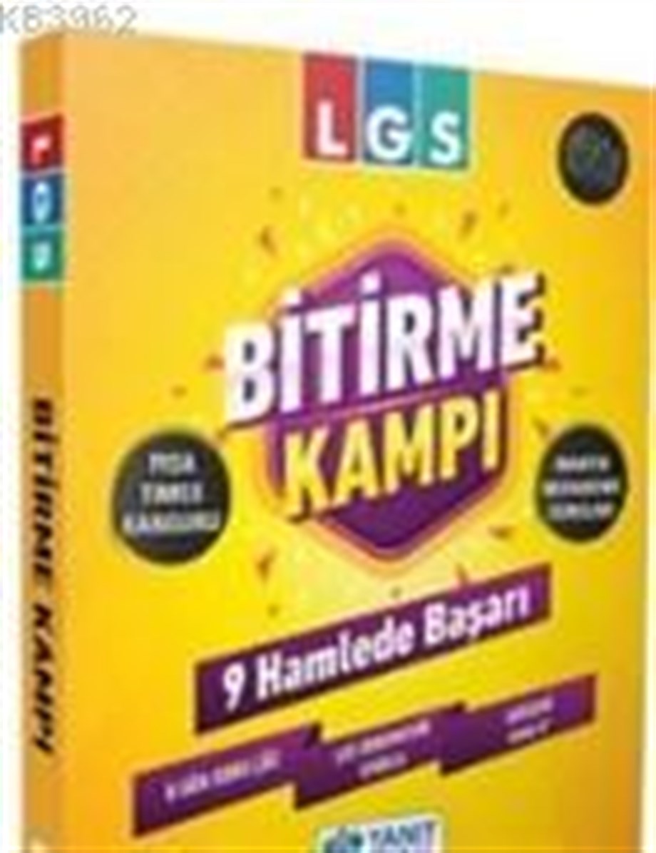 Yanıt Yayınları 8. Sınıf LGS 9 Hamlede Başarı Bitirme Kampı Yanıt 