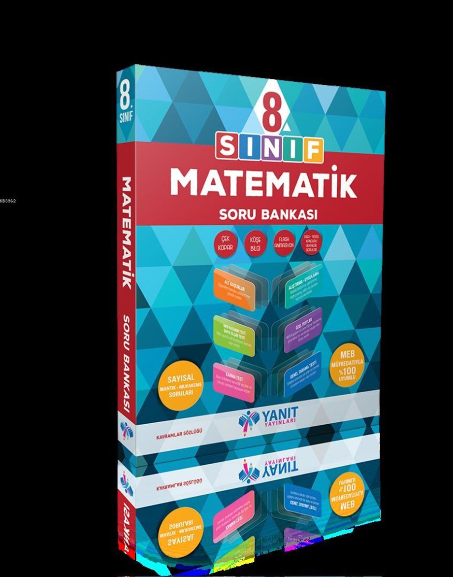 Yanıt Yayınları 8. Sınıf LGS Matematik Soru Bankası Yanıt 