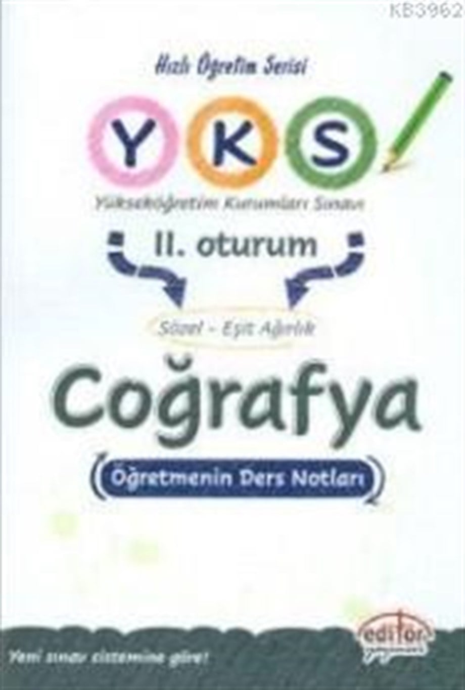 YKS 2.Oturum Coğrafya Öğretmenin Ders Notları