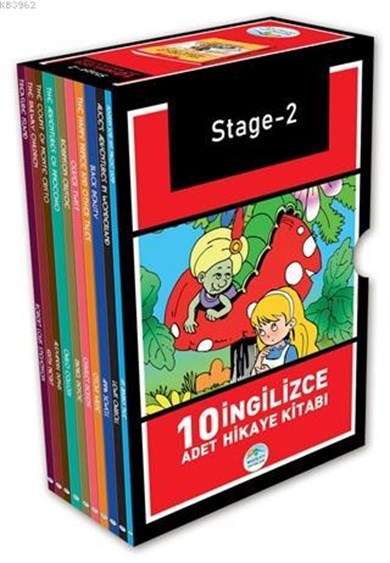 Stage-2 İngilizce Hikaye Seti (10 Kitap Kutulu)