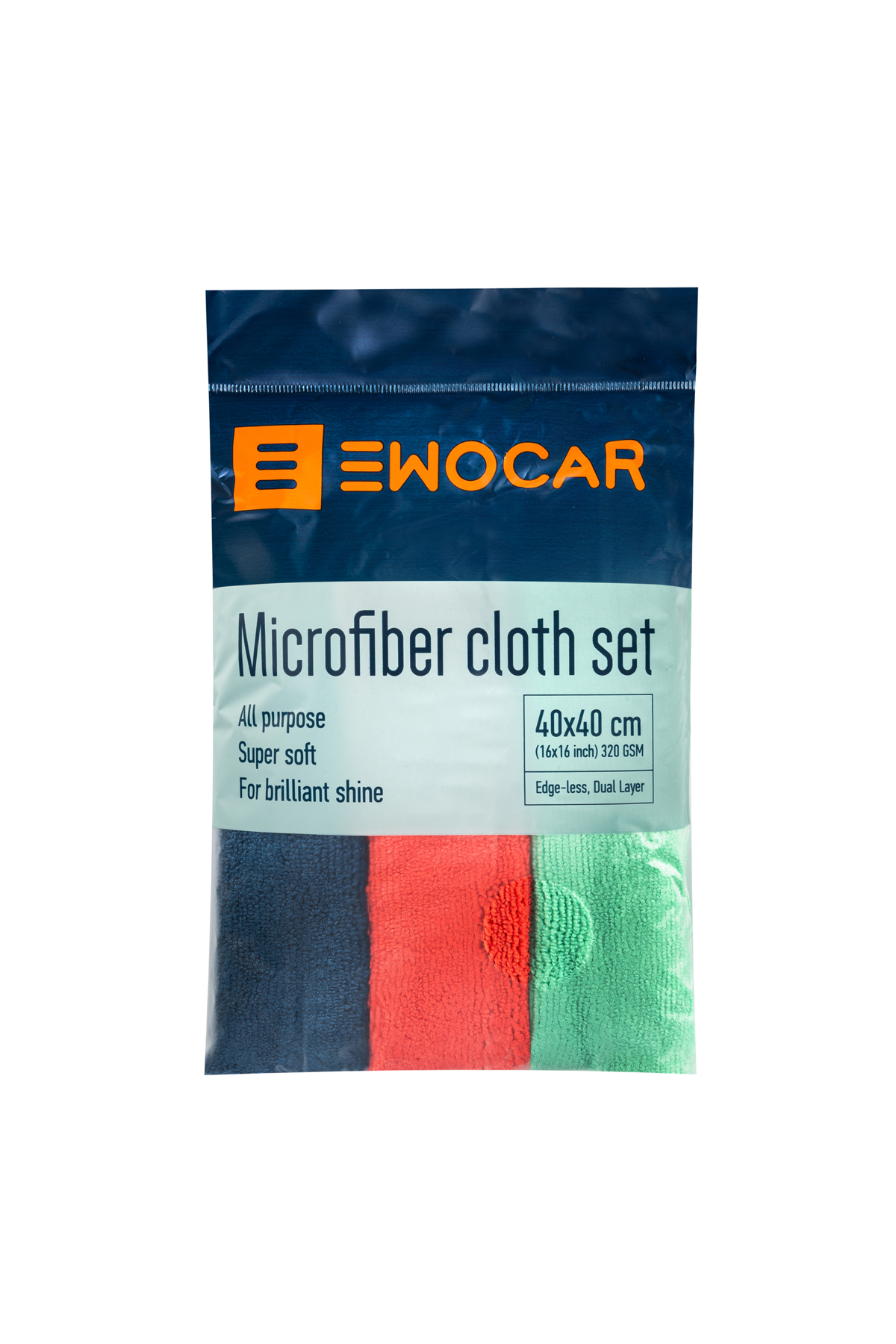 EWOCAR 3'lü Mikrofiber Bez Seti