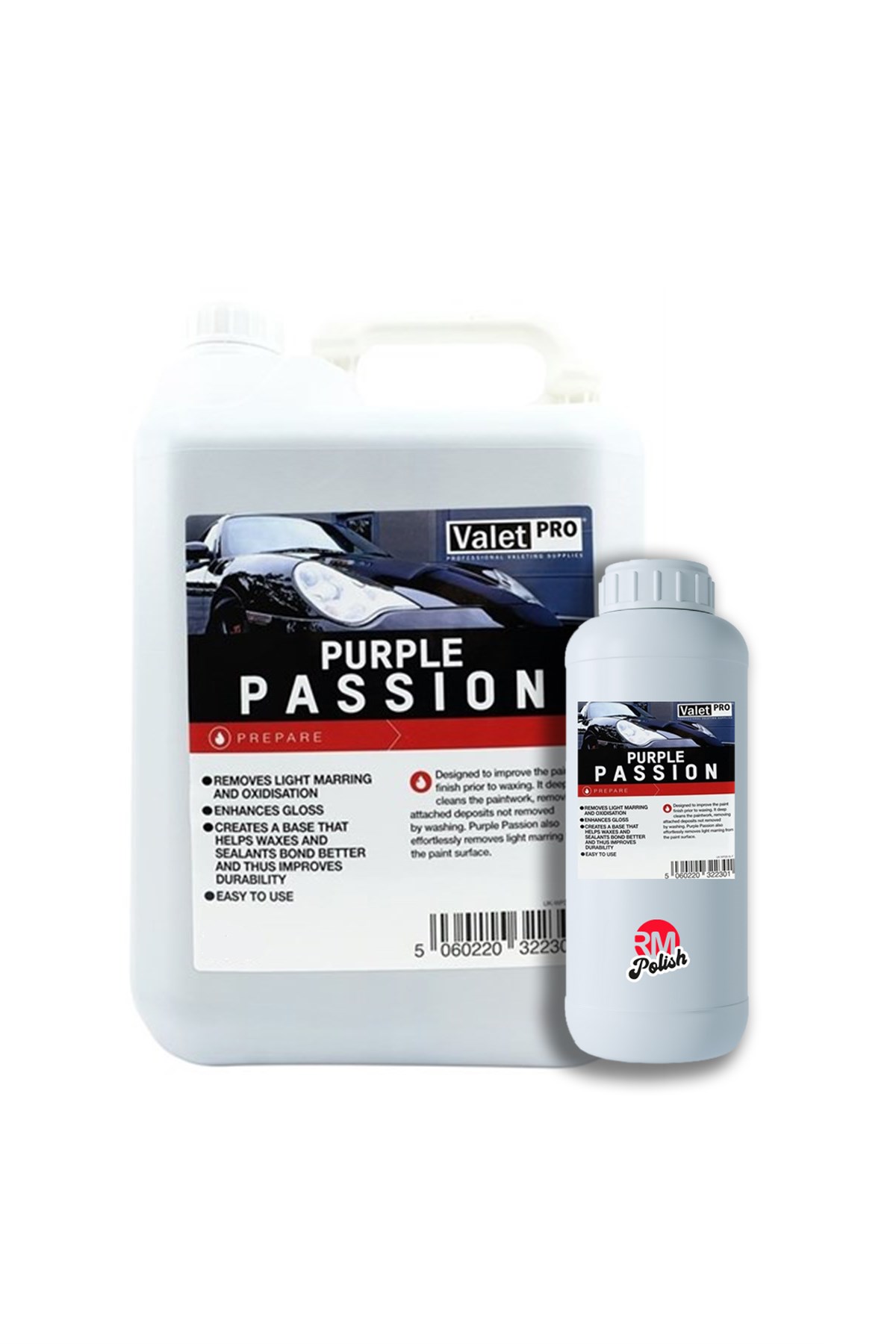 RM Polish Valet Pro Purple Passion Yüzey Temizleyici Cila 250ml