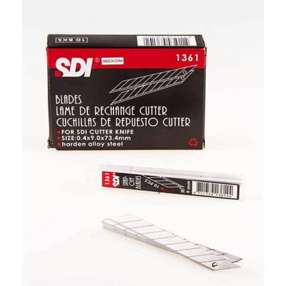 SDI 30 Derece Açılı Dar Maket Bıçağı Yedeği 10 paket 100 Adet