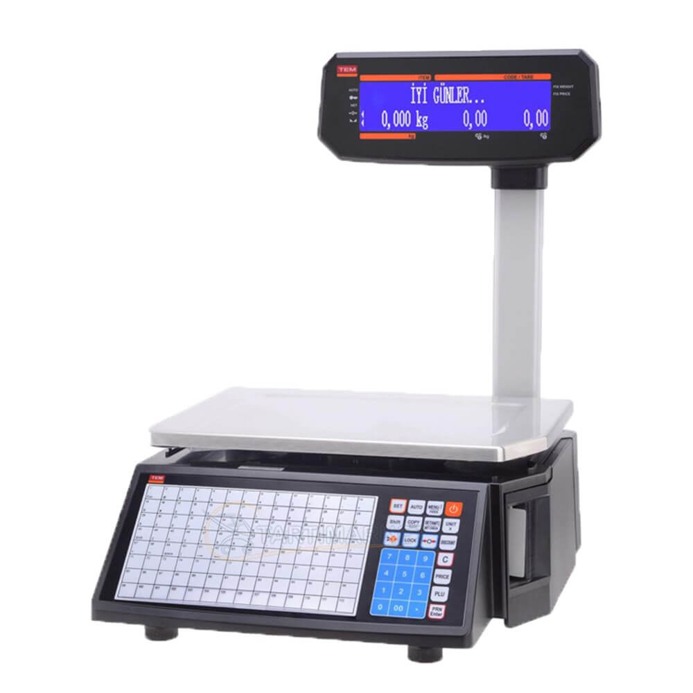 TEM RLS 1100 BARKODLU TERAZİ