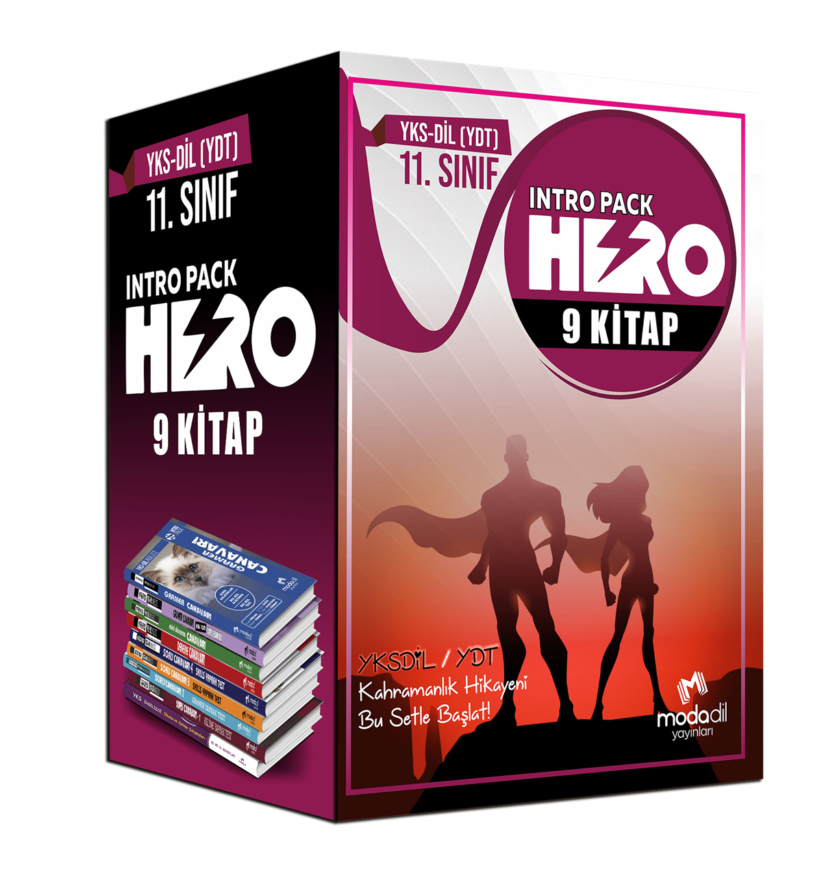 11. Sınıf SetleriYKSDİL INTRO PACK - HERO (11. Sınıf Seti)MODADİL Yayınları