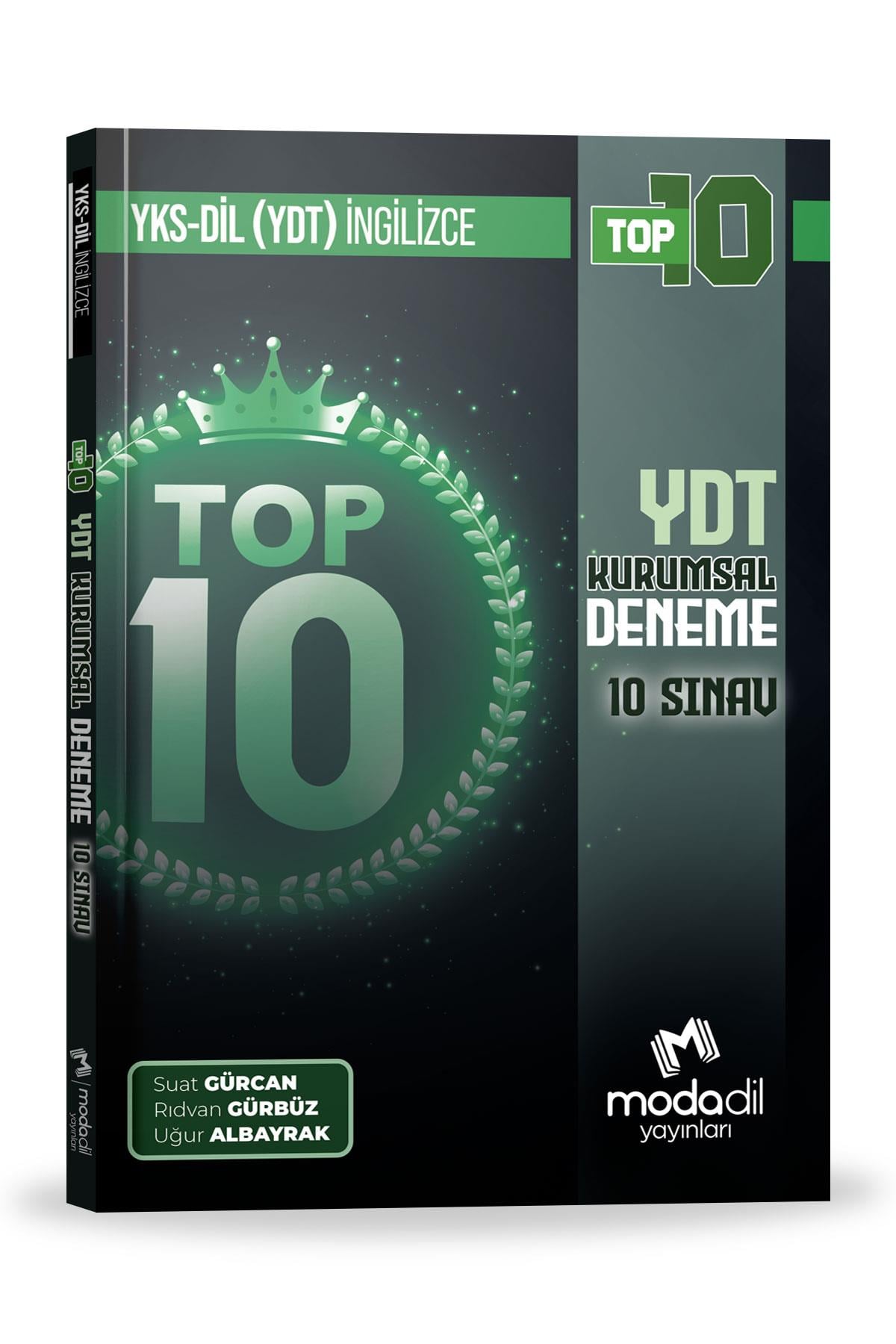 Deneme Sınavı (80 Soru)YKSDİL (YDT) - TOP 10 - KURUMSAL DENEME - 10 SINAVMODADİL Yayınları