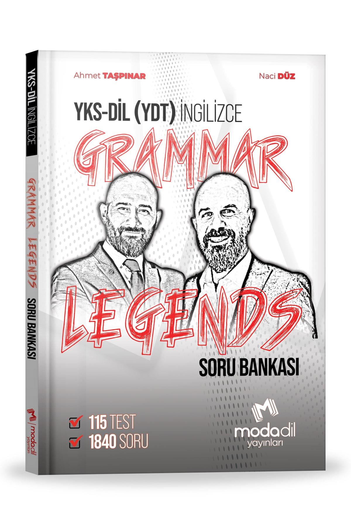 Gramer ÇalıştıranlarYKSDİL (YDT) - Grammar Legends - Soru BankasıMODADİL Yayınları