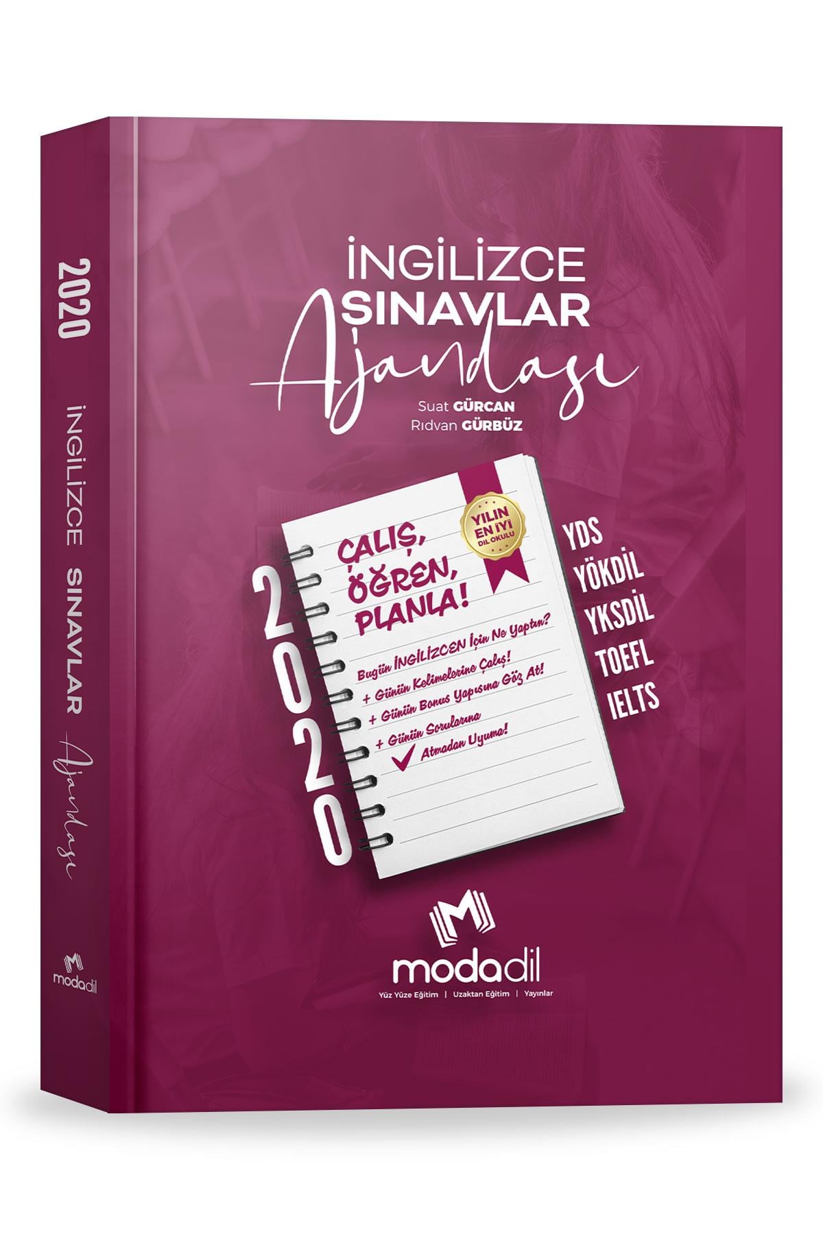 YDSİngilizce Sınavlar AjandasıMODADİL Yayınları