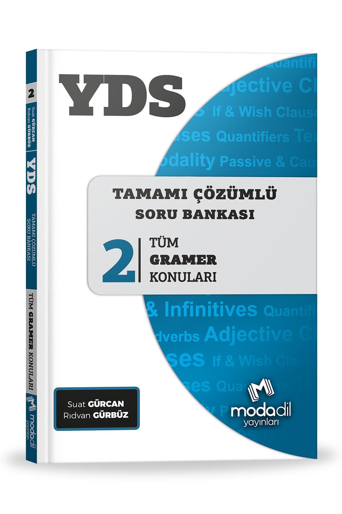 YDSYDS Tamamı Çözümlü Soru Bankası 2MODADİL Yayınları