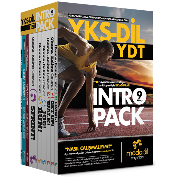 YDT (YKS-DİL)YKS-DİL Intro Pack (9 Kitap)MODADİL Yayınları