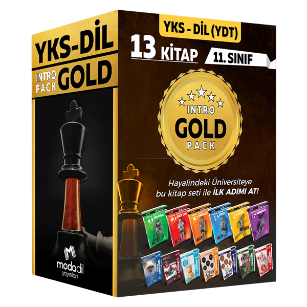 YDT (YKS-DİL)YKSDİL Intro Pack - Gold (11. Sınıf)MODADİL Yayınları