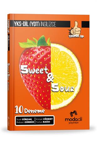 Deneme Sınavı (80 Soru)YKS-DİL Thumbs Up - 10 Deneme - Sweet & SourMODADİL Yayınları