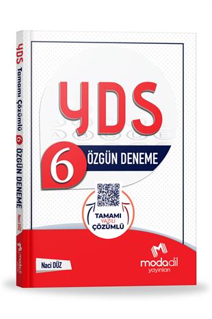 YDSYDS Tamamı Yazılı Çözümlü 6 Özgün DenemeMODADİL Yayınları