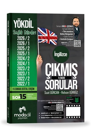 YÖKDİL Sağlık Çıkmış Sorular Tamamı Video Çözümlü