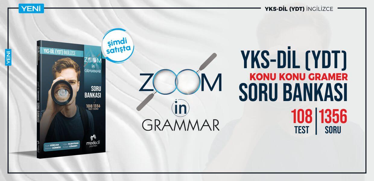 YKSDİL (YDT) - ZOOM IN GRAMMAR - SORU BANKASI
