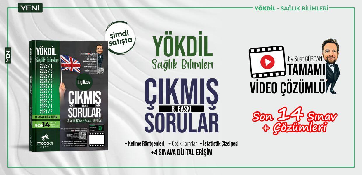 YÖKDİL SAĞLIK Çıkmış Sorular Tamamı Video Çözümlü