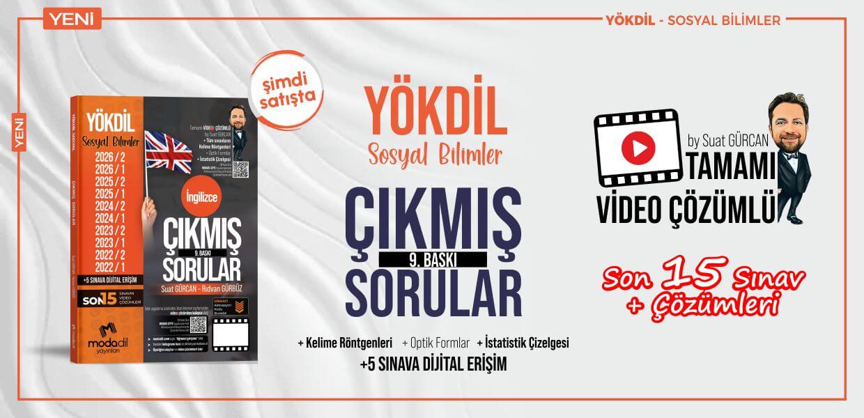 YÖKDİL Sosyal Çıkmış Sorular Tamamı Video Çözümlü