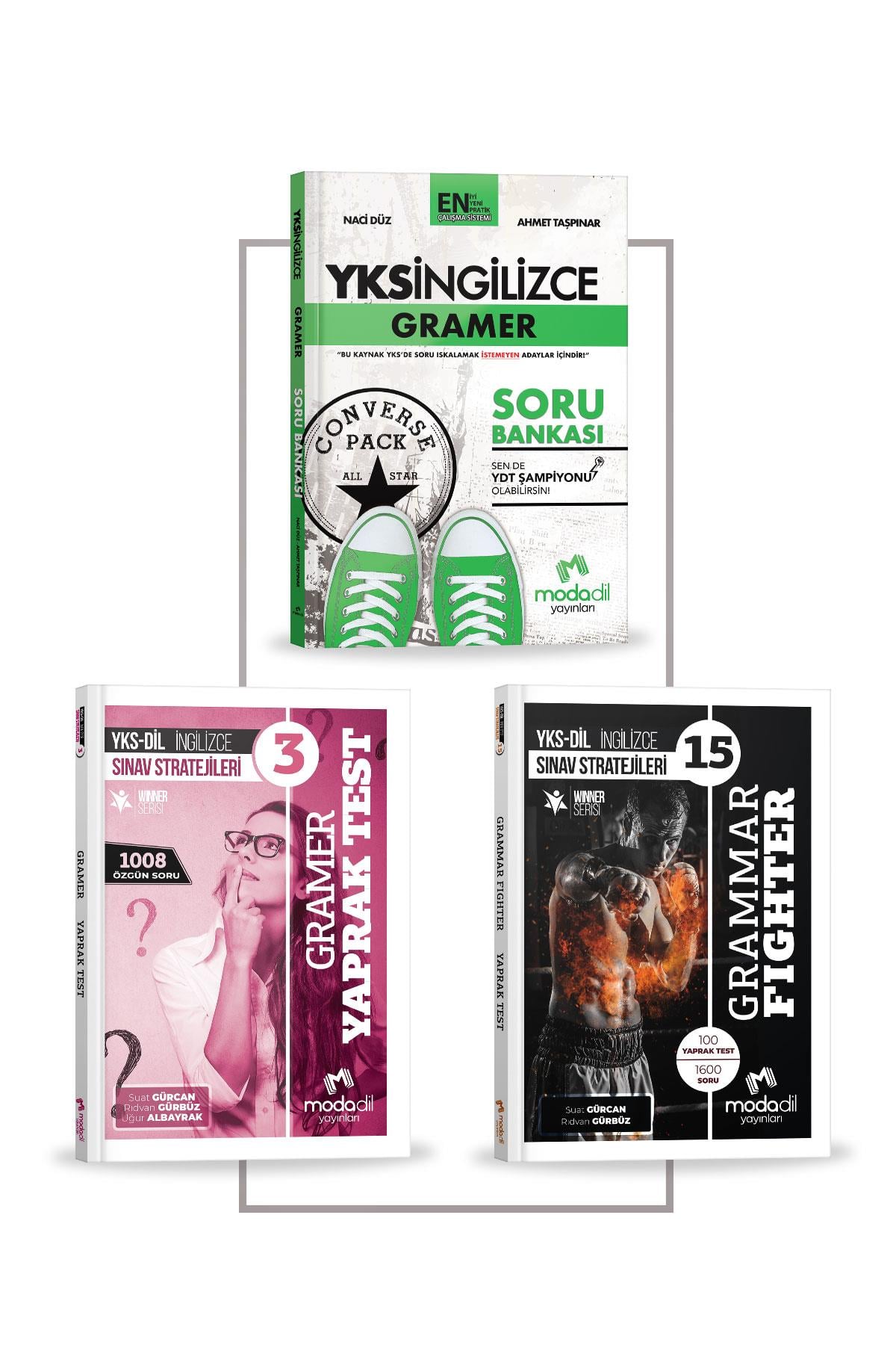 KİTAP SETLERİYKSDİL (YDT) Gramer Soru Cenneti - 3'lü SetMODADİL Yayınları
