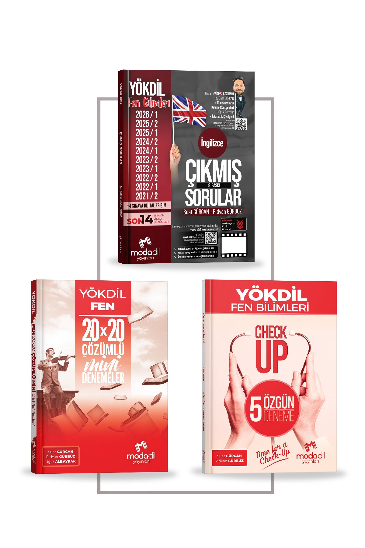 KİTAP SETLERİYÖKDİL FEN Deneme ve Soru SetiMODADİL Yayınları