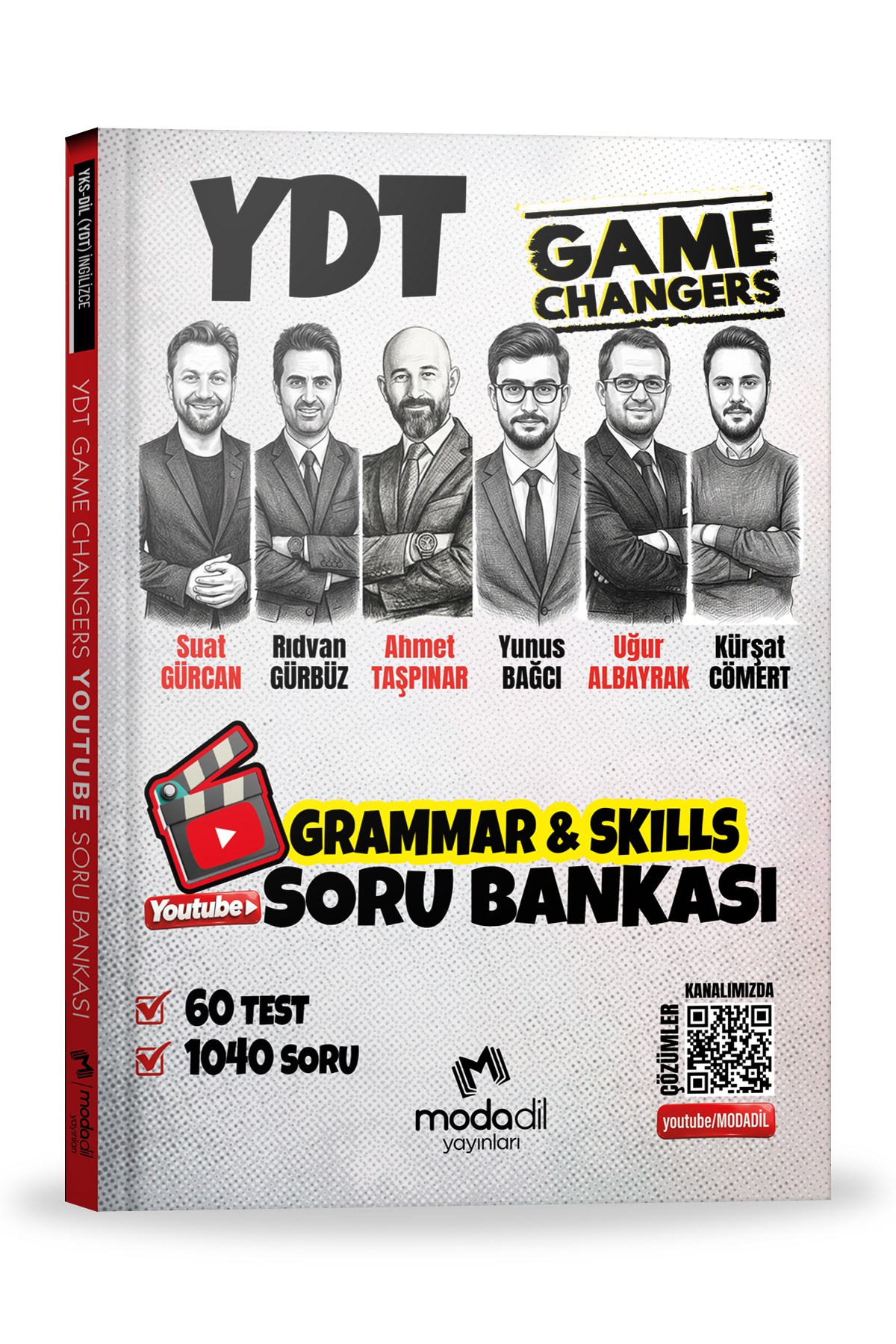 Soru BankasıYDT GAME CHANGERS - YOUTUBE - Grammar & Skills Soru BankasıMODADİL Yayınları