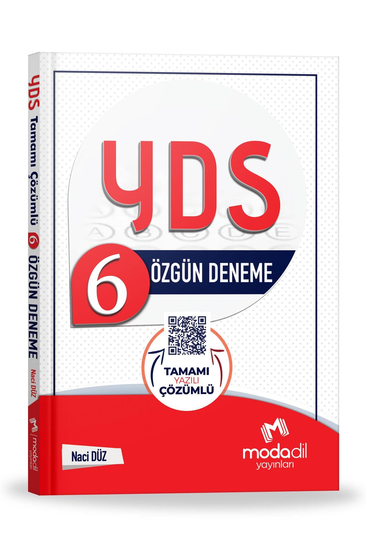 YDSYDS Tamamı Yazılı Çözümlü 6 Özgün DenemeMODADİL Yayınları