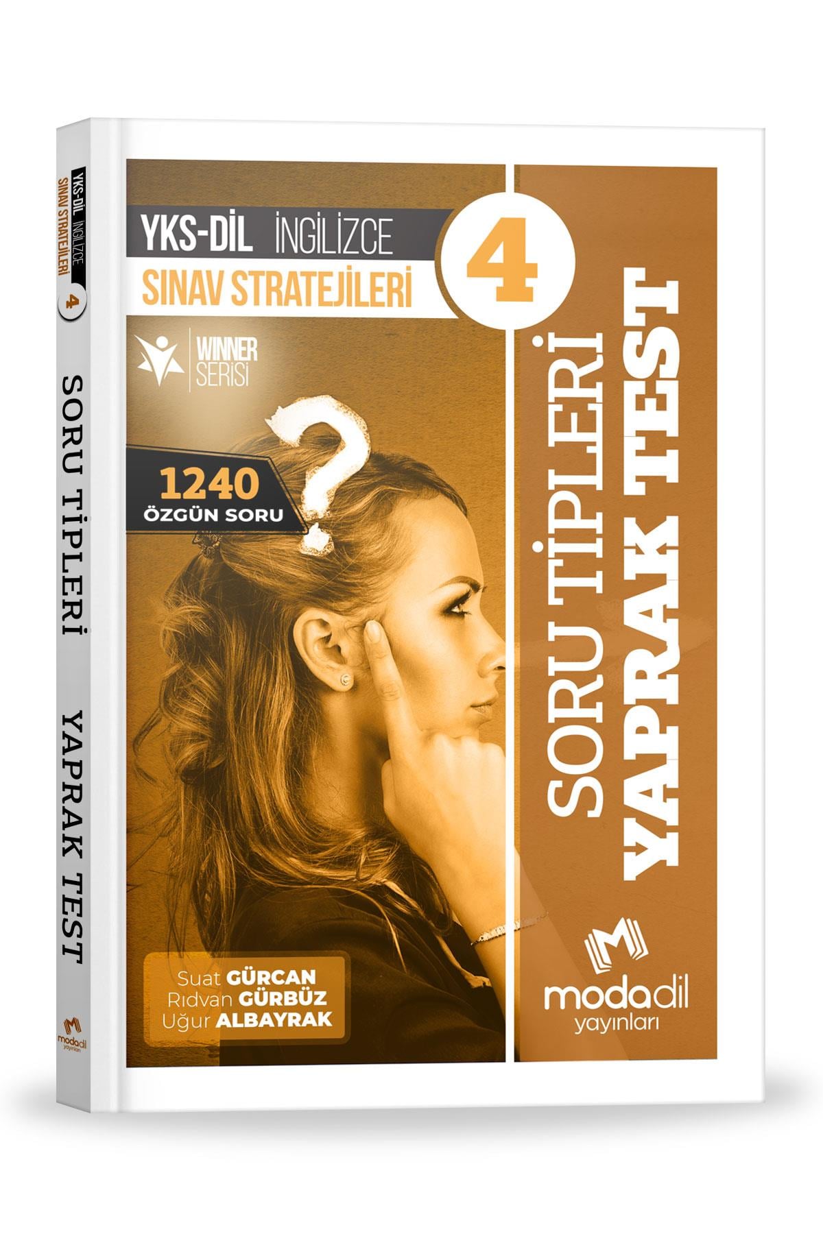 YDT (YKS-DİL)YKS-DİL İngilizce Sınav Stratejileri 4 - Soru Tipleri Yaprak TestMODADİL Yayınları
