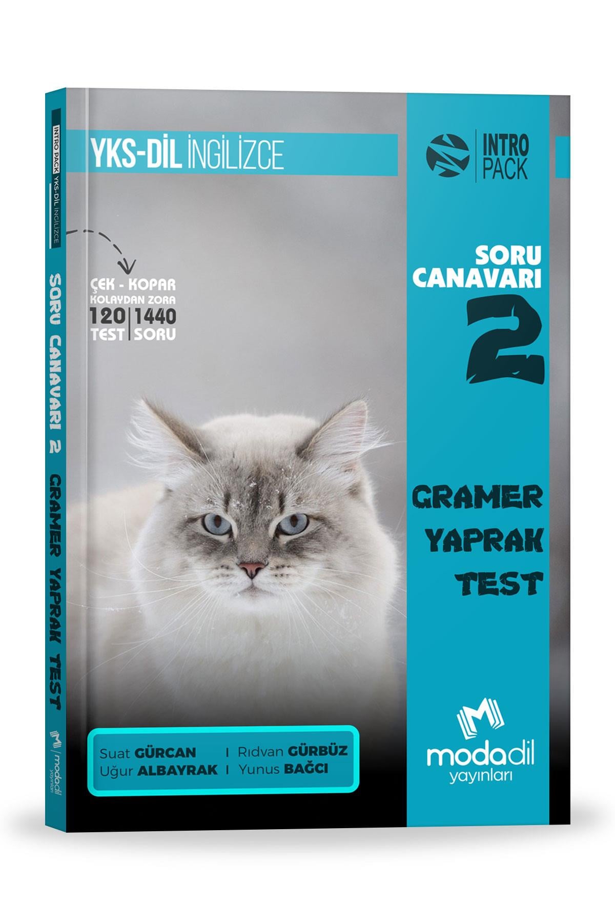 YDT (YKS-DİL)YKS-DİL İngilizce Soru Canavarı 2 - Gramer Yaprak TestMODADİL Yayınları
