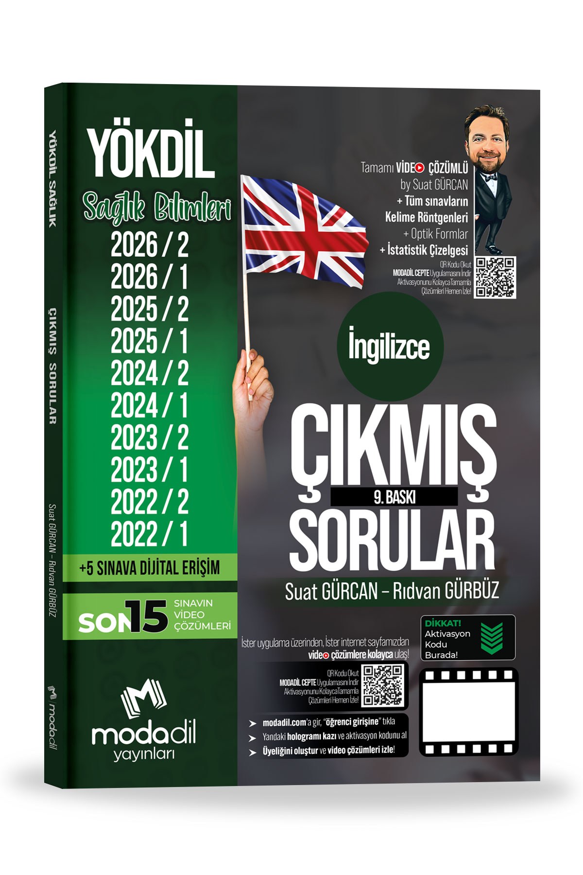 YÖKDİL SAĞLIKYÖKDİL Sağlık Çıkmış Sorular Tamamı Video ÇözümlüMODADİL Yayınları