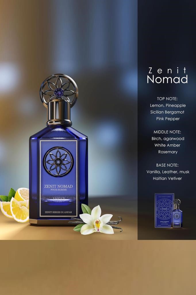 Anfar 1950 Zenit Series Di Anfar Nomad Pour Homme Extrait EDP 100 ml Erkek Parfüm