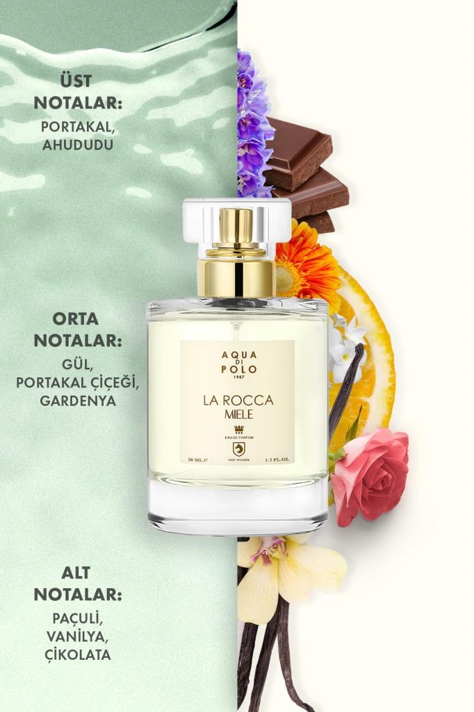 Aqua Di Polo 1987 La Rocca Miele EDP 50 ml Kadın Parfüm 