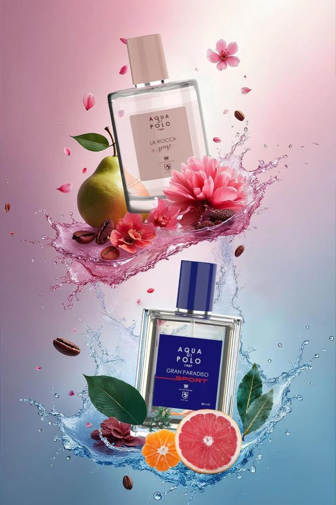 Aqua Di Polo 1987 La Rocca Sense EDP Kadın Parfüm & Gran Paradiso Sport EDP Erkek Parfüm Seti 50ml 2 Adet