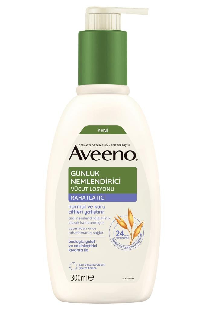 Aveeno Günlük Nemlendirici Vücut Losyonu - Lavanta 300 ml