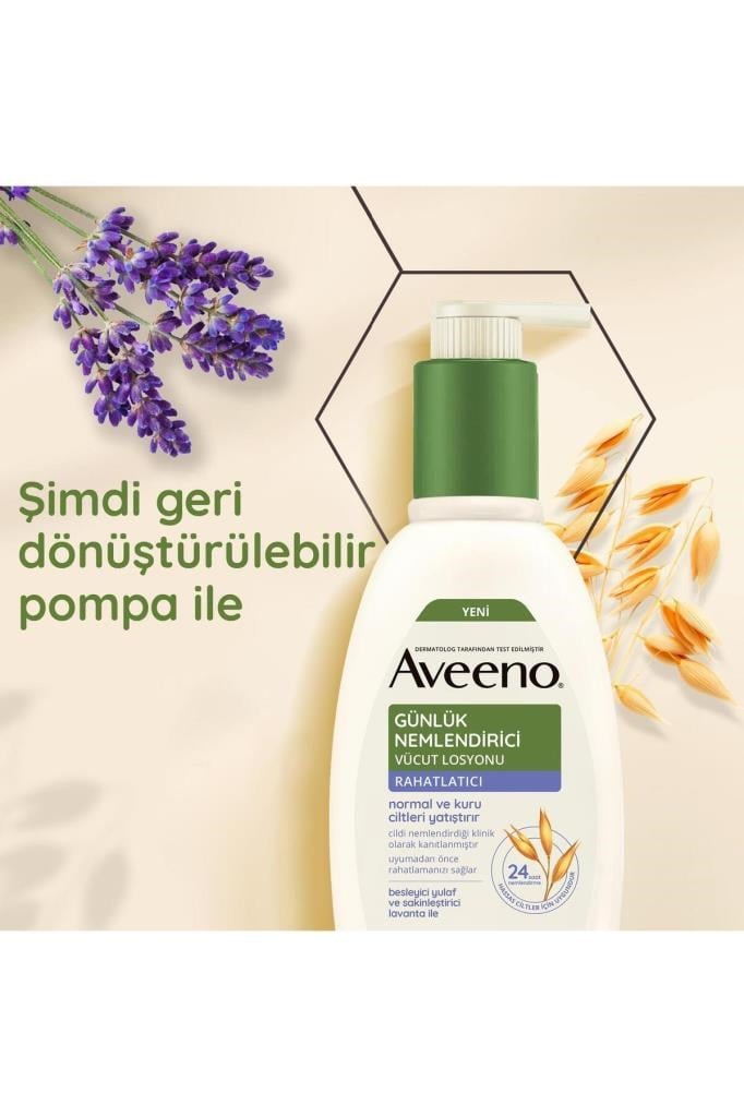 Aveeno Günlük Nemlendirici Vücut Losyonu - Lavanta 300 ml