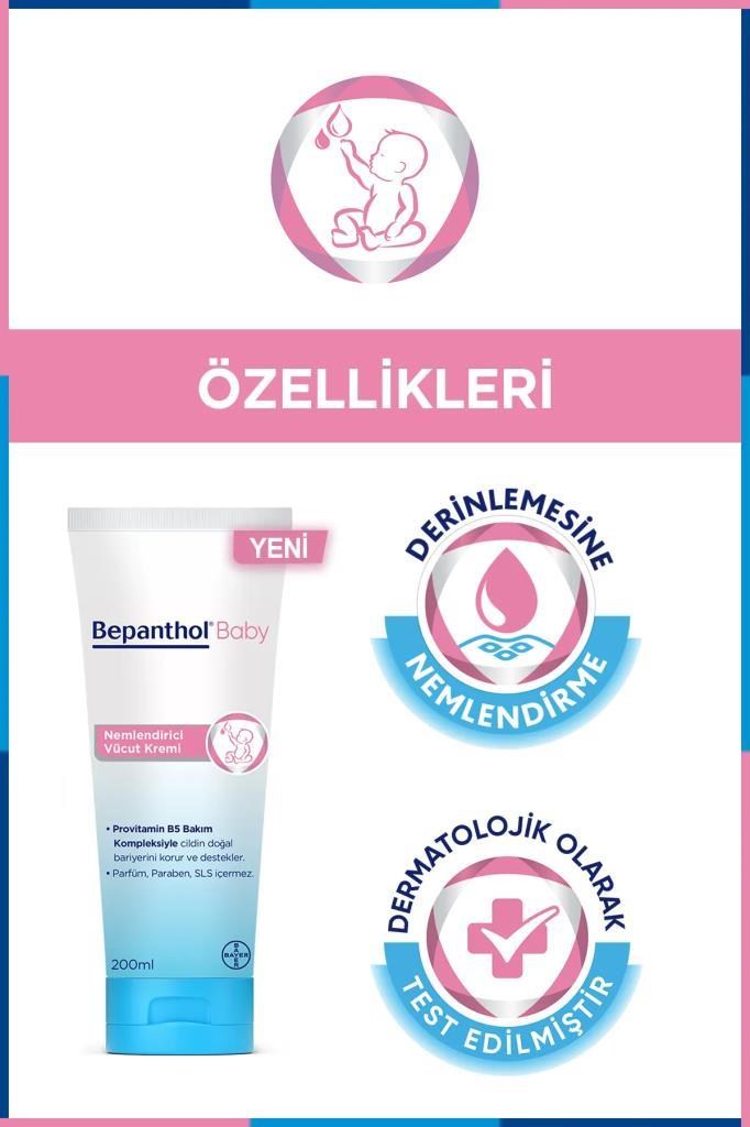 Bepanthol Baby Nemlendirici Vücut Kremi 200 ml 