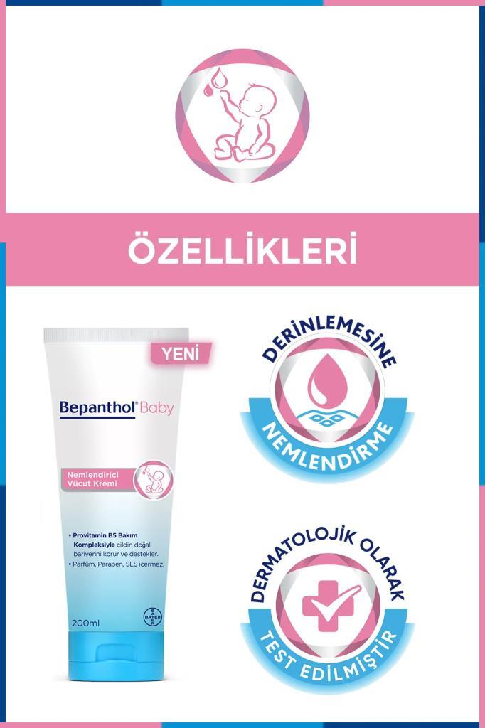 Bepanthol Baby Nemlendirici Vücut Kremi 200 ml 